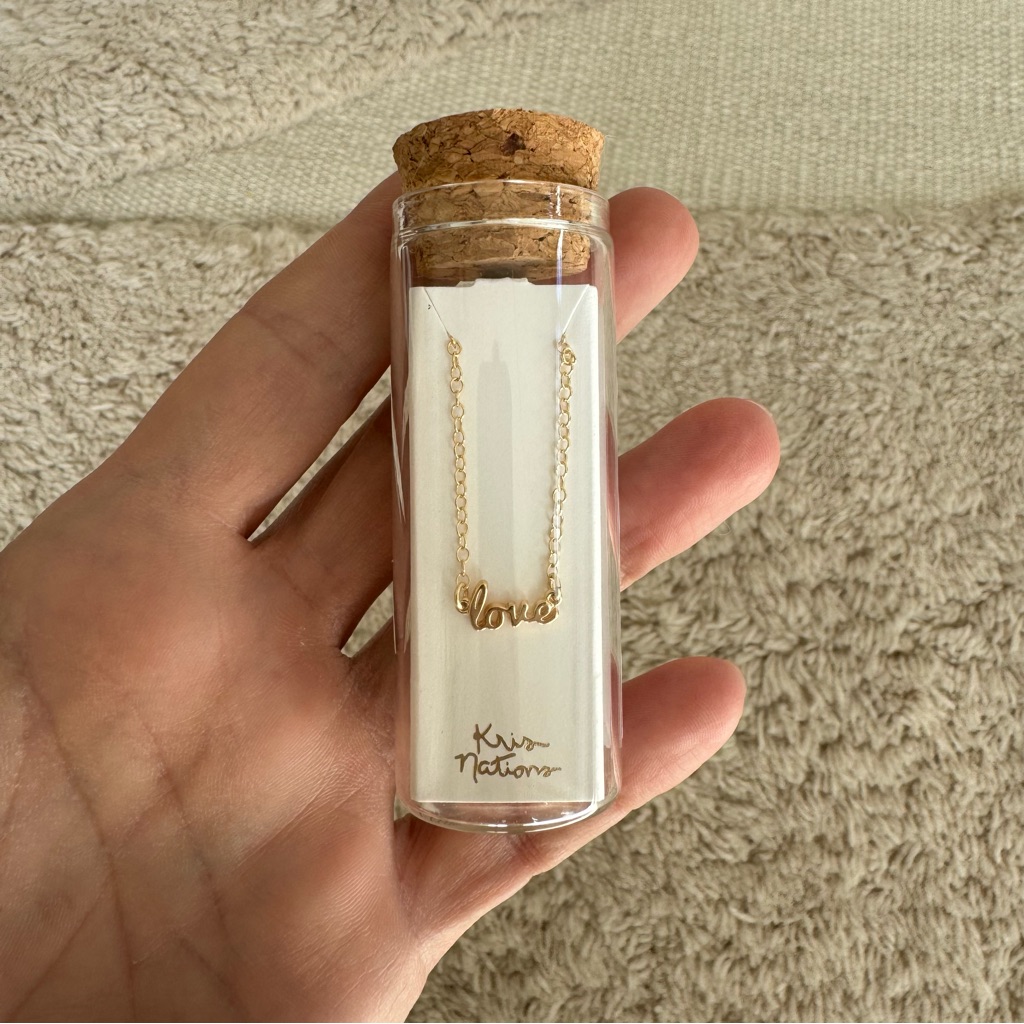 Love Gold Necklace